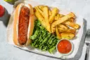 Hot Dog with Fries